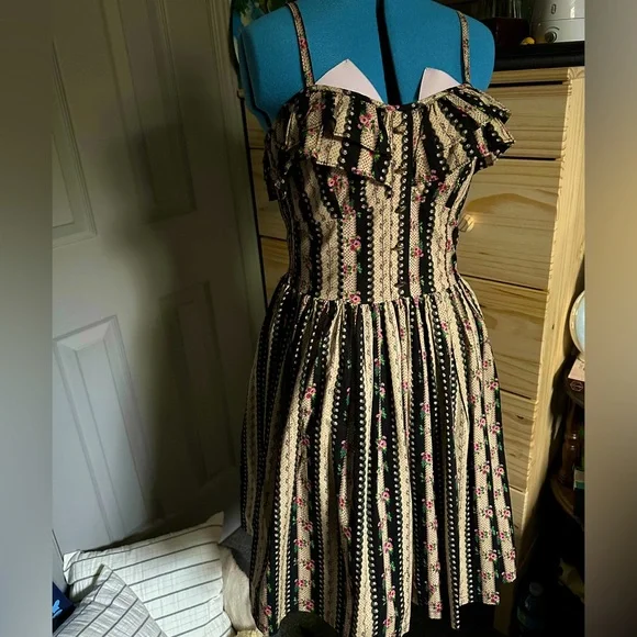 Floral Sundress with Ruffle Detail - Picture 1 of 7